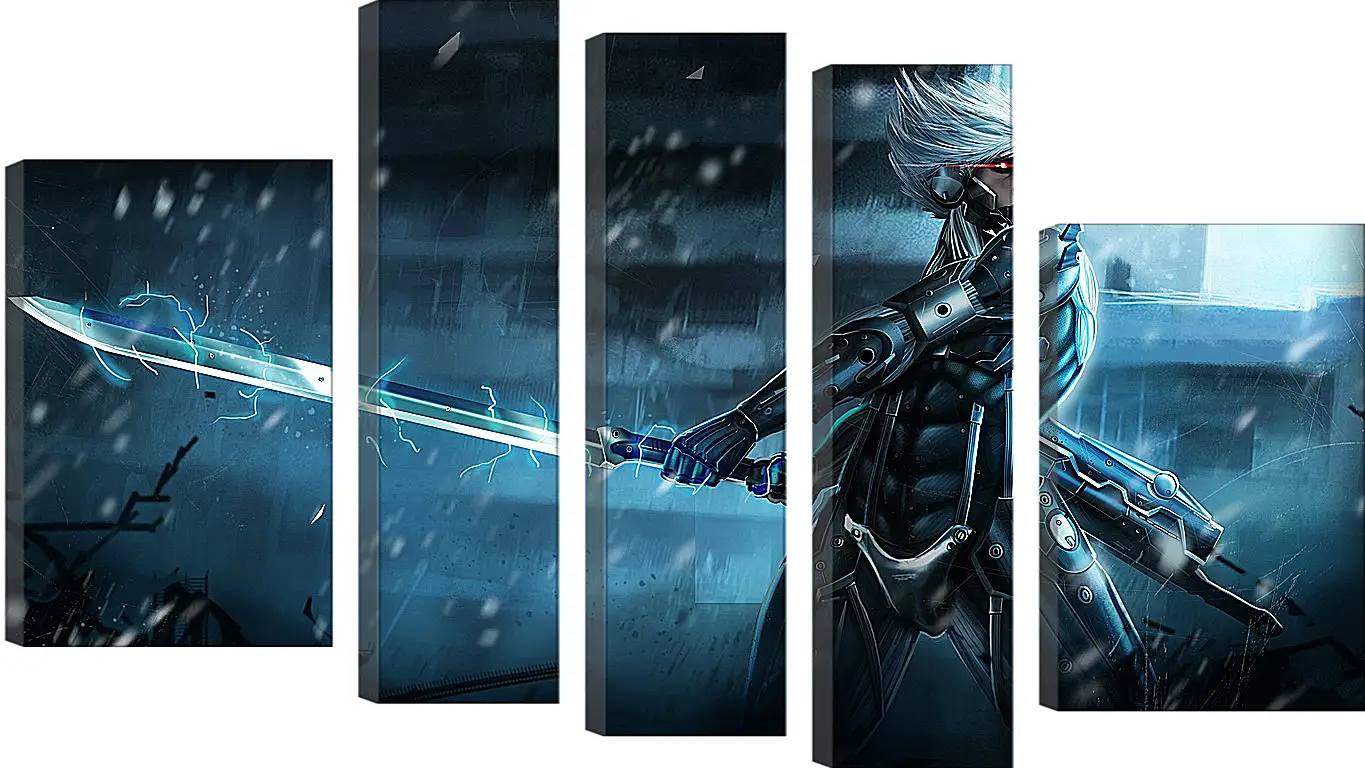 Модульная картина - Metal Gear Rising Raiden
