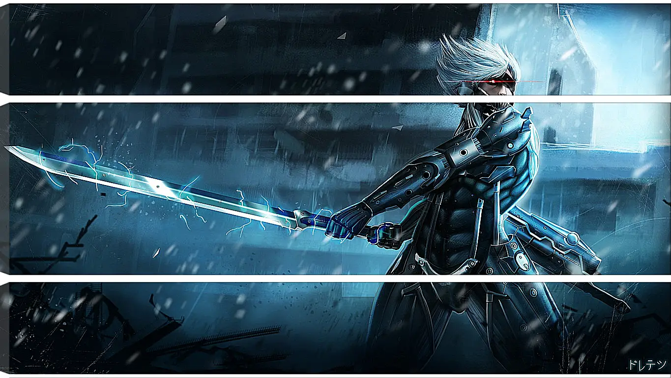 Модульная картина - Metal Gear Rising Raiden
