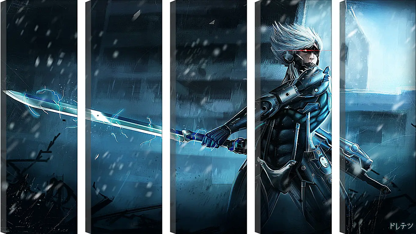 Модульная картина - Metal Gear Rising Raiden
