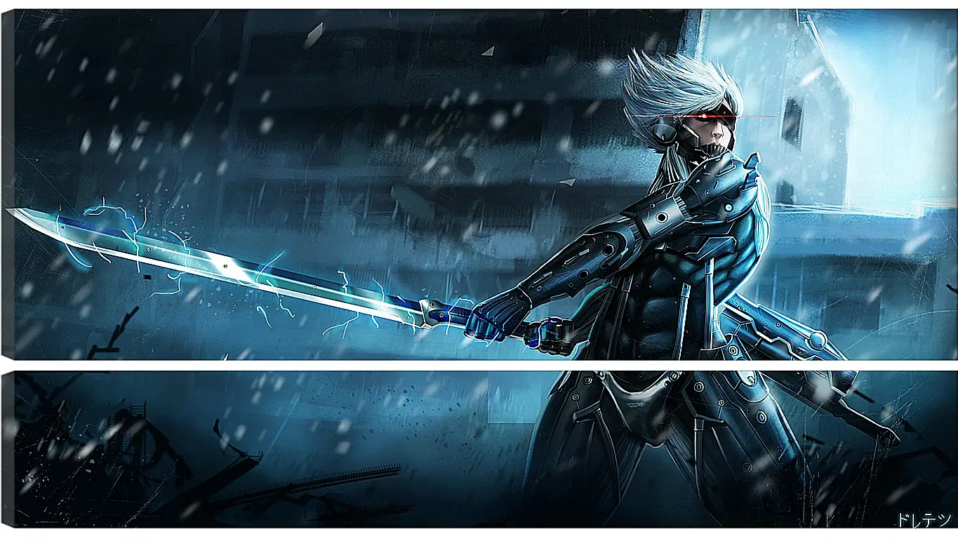 Модульная картина - Metal Gear Rising Raiden
