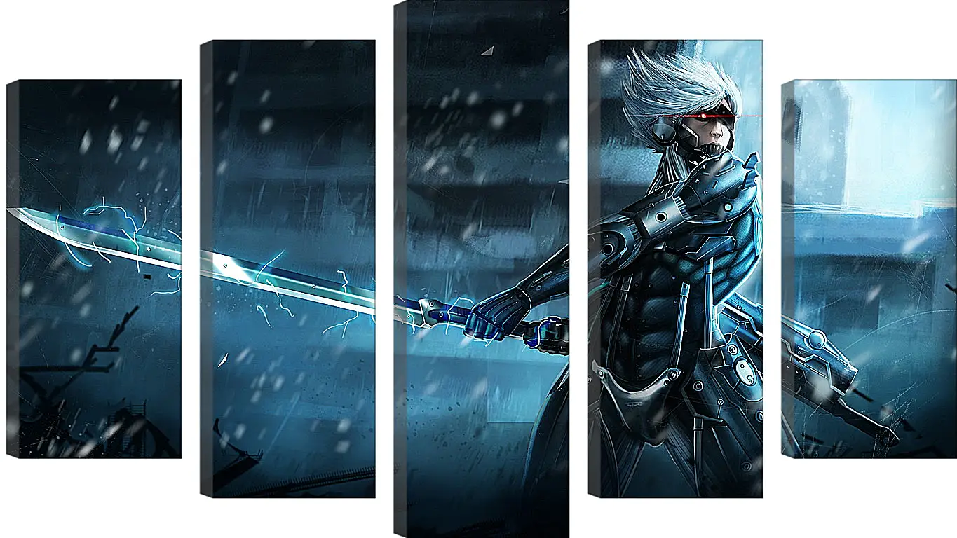 Модульная картина - Metal Gear Rising Raiden
