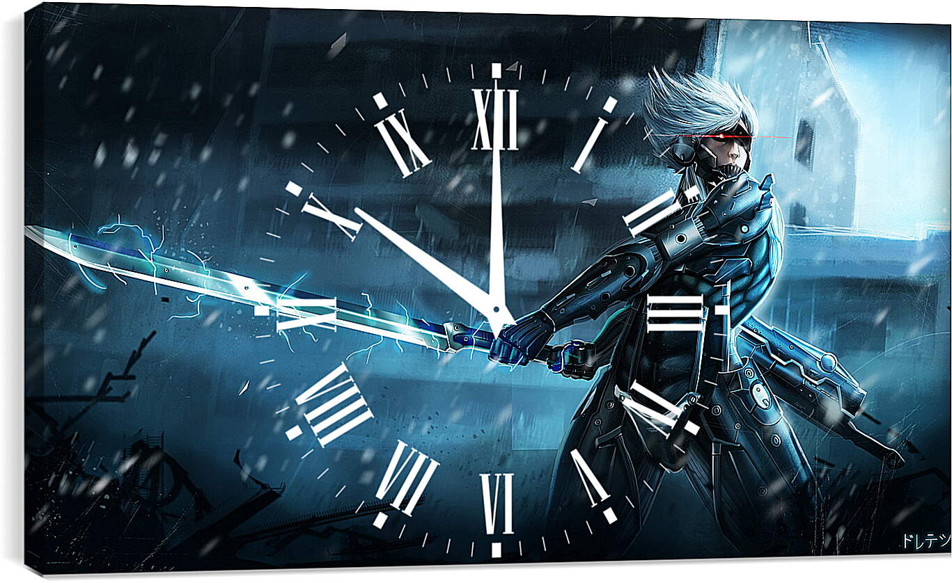 Часы картина - Metal Gear Rising Raiden

