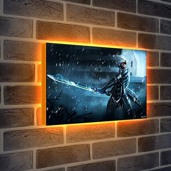 Лайтбокс световая панель - Metal Gear Rising Raiden
