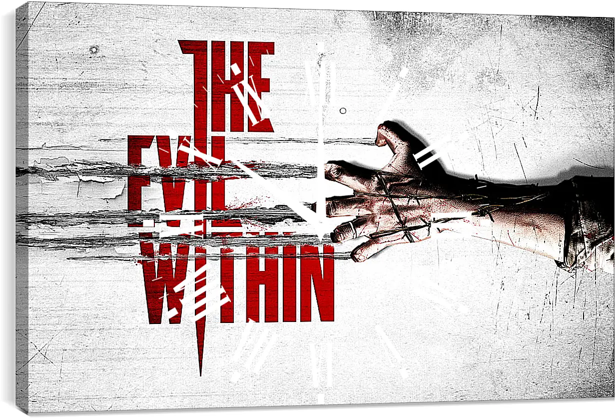 Часы картина - The Evil Within
