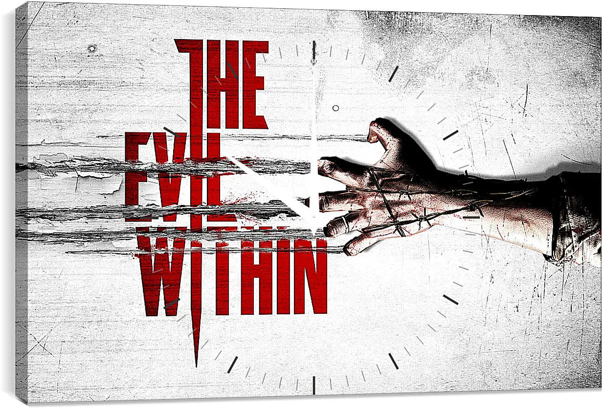 Часы картина - The Evil Within
