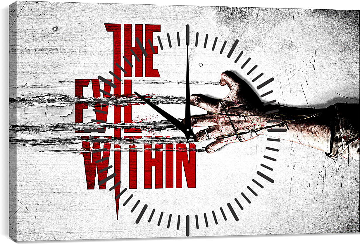 Часы картина - The Evil Within
