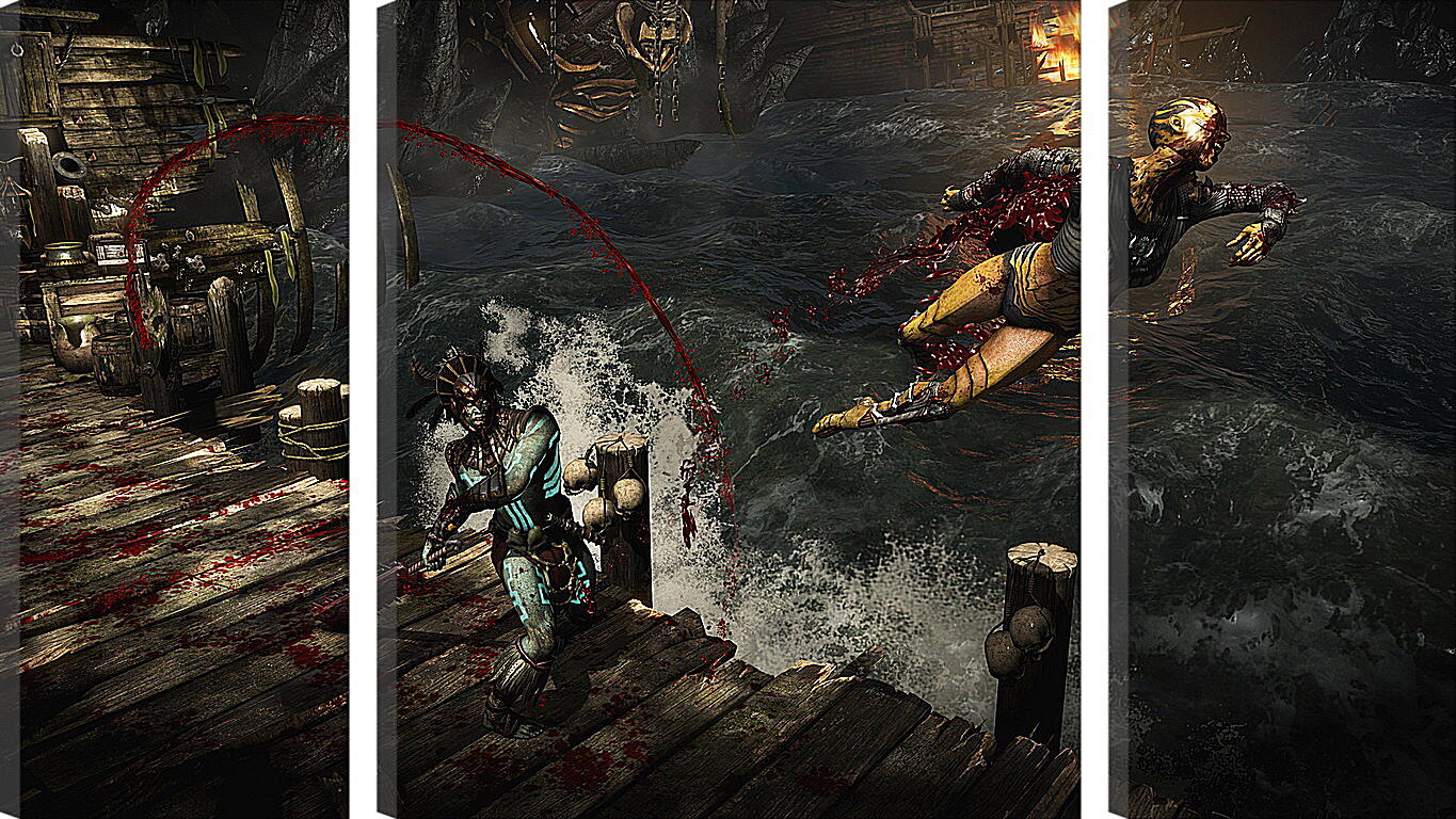 Модульная картина - Mortal Kombat X