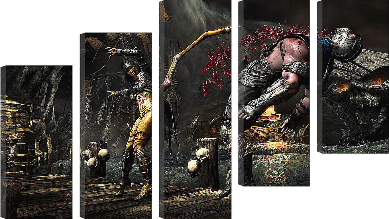 Модульная картина - Mortal Kombat X