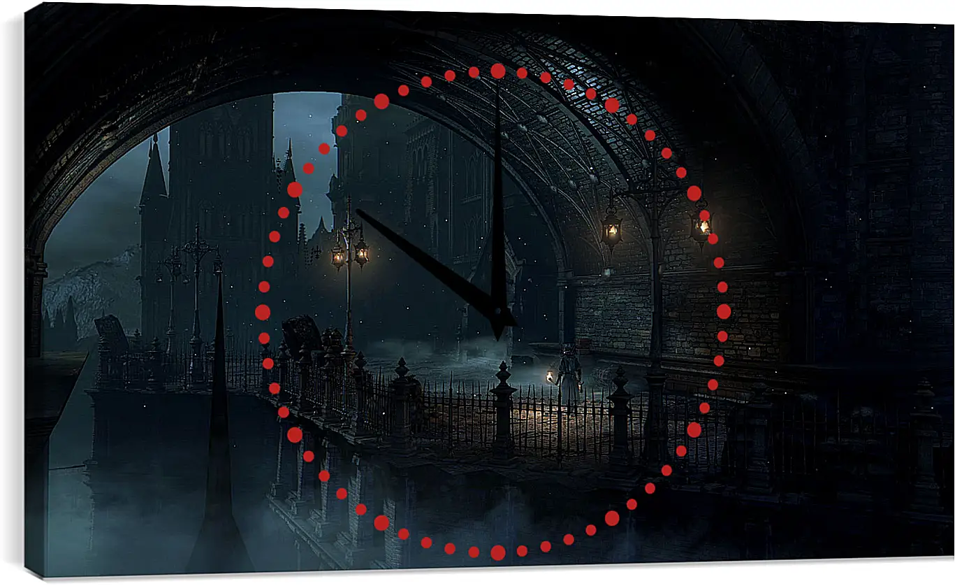 Часы картина - Bloodborne
