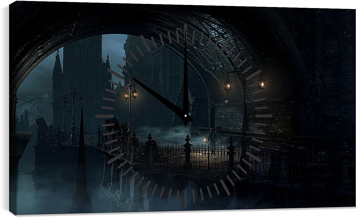 Часы картина - Bloodborne
