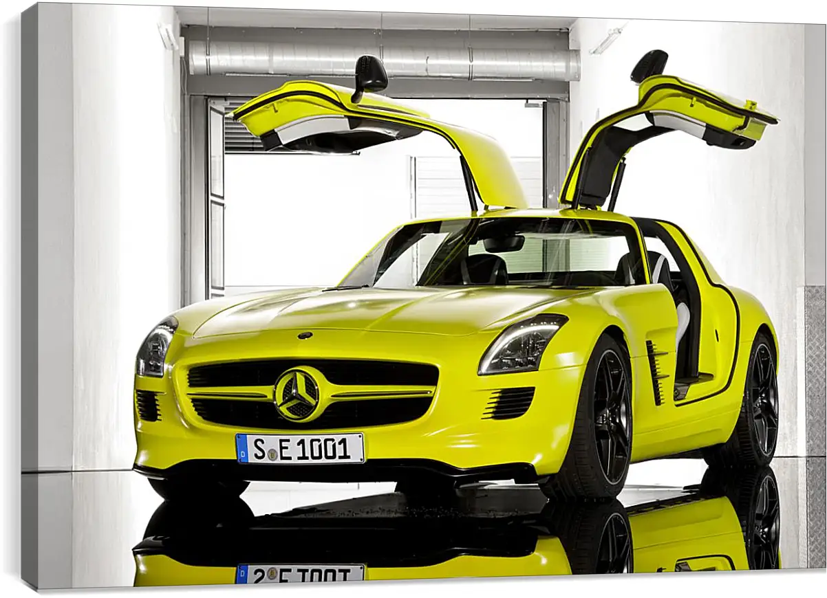 Постер и плакат - Mercedes SLS AMG