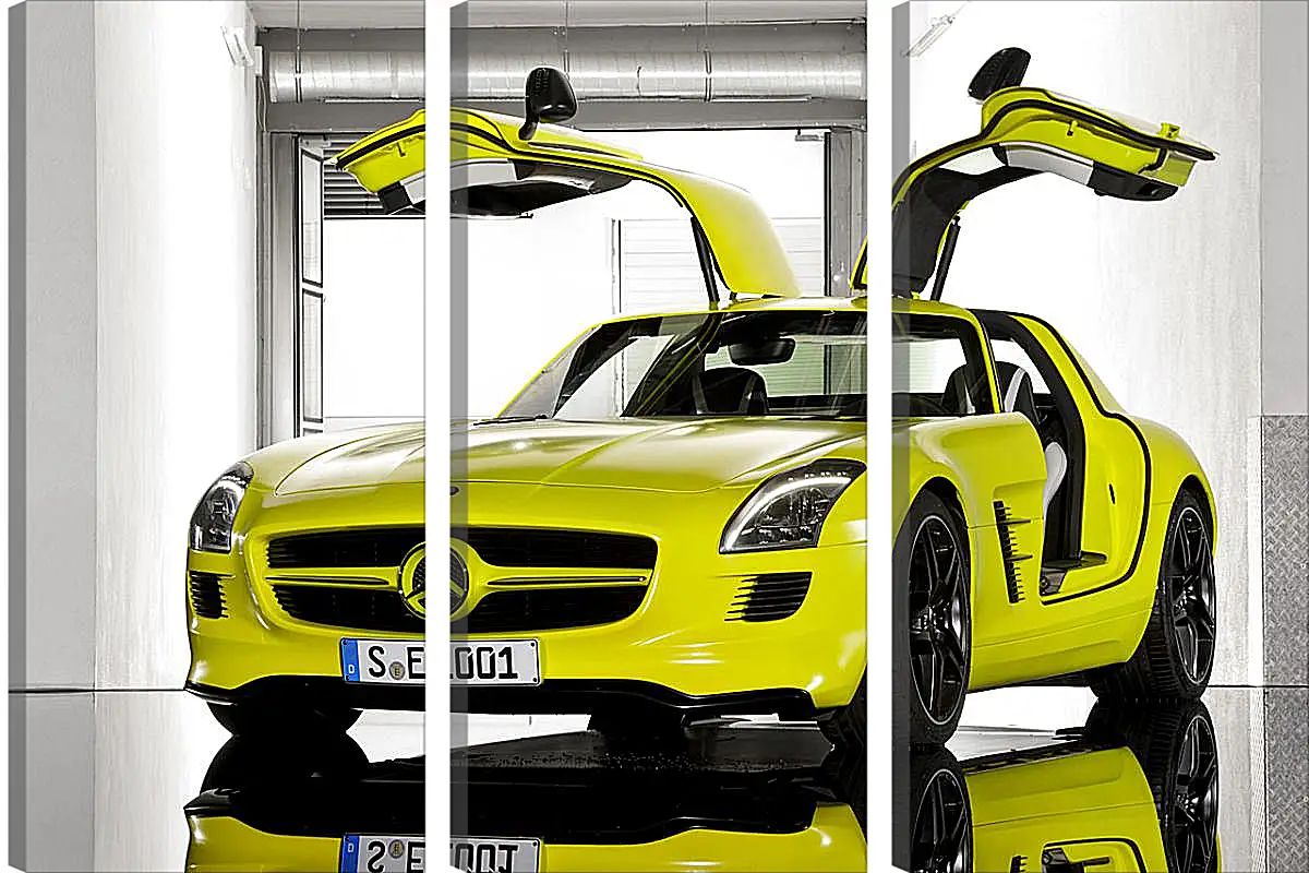 Модульная картина - Mercedes SLS AMG