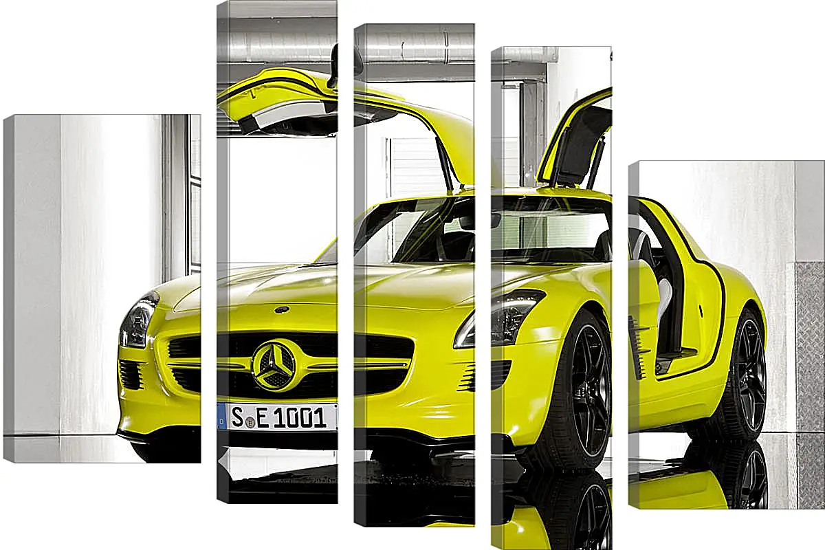 Модульная картина - Mercedes SLS AMG