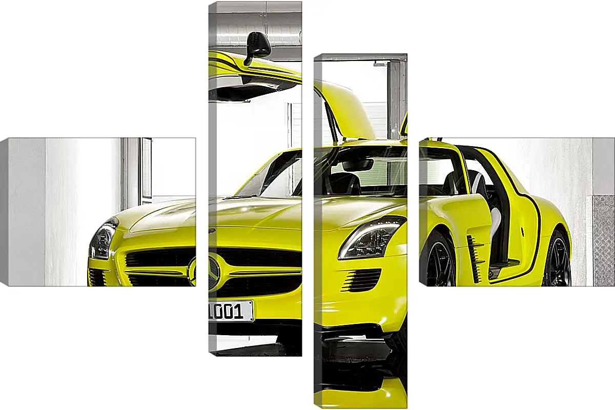 Модульная картина - Mercedes SLS AMG