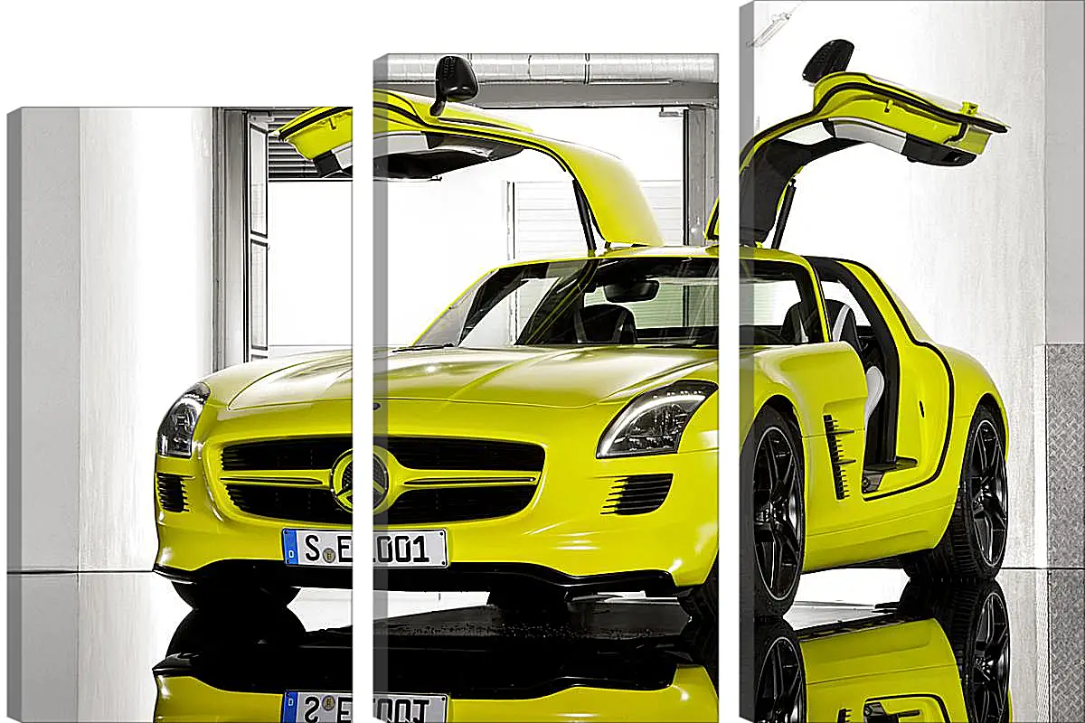 Модульная картина - Mercedes SLS AMG