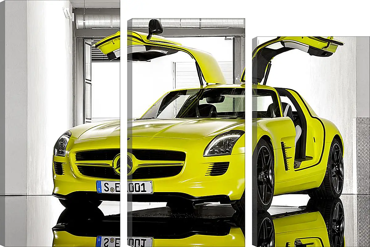 Модульная картина - Mercedes SLS AMG