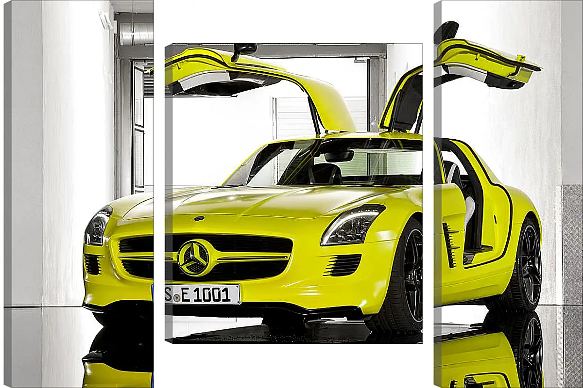 Модульная картина - Mercedes SLS AMG