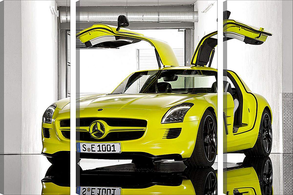 Модульная картина - Mercedes SLS AMG