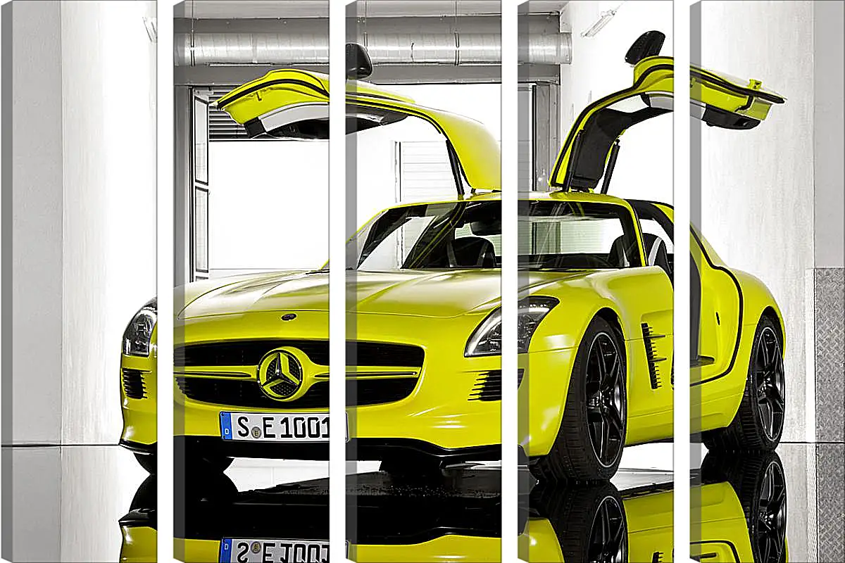 Модульная картина - Mercedes SLS AMG