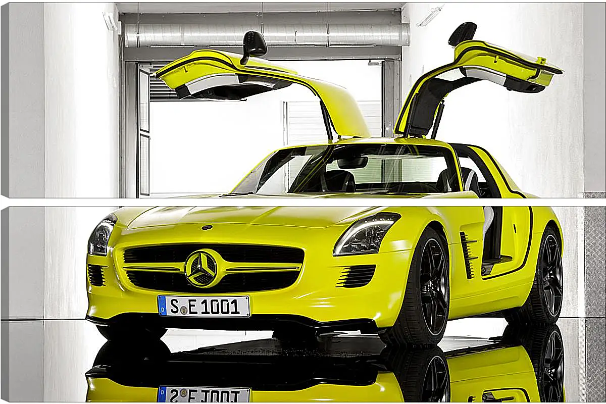 Модульная картина - Mercedes SLS AMG