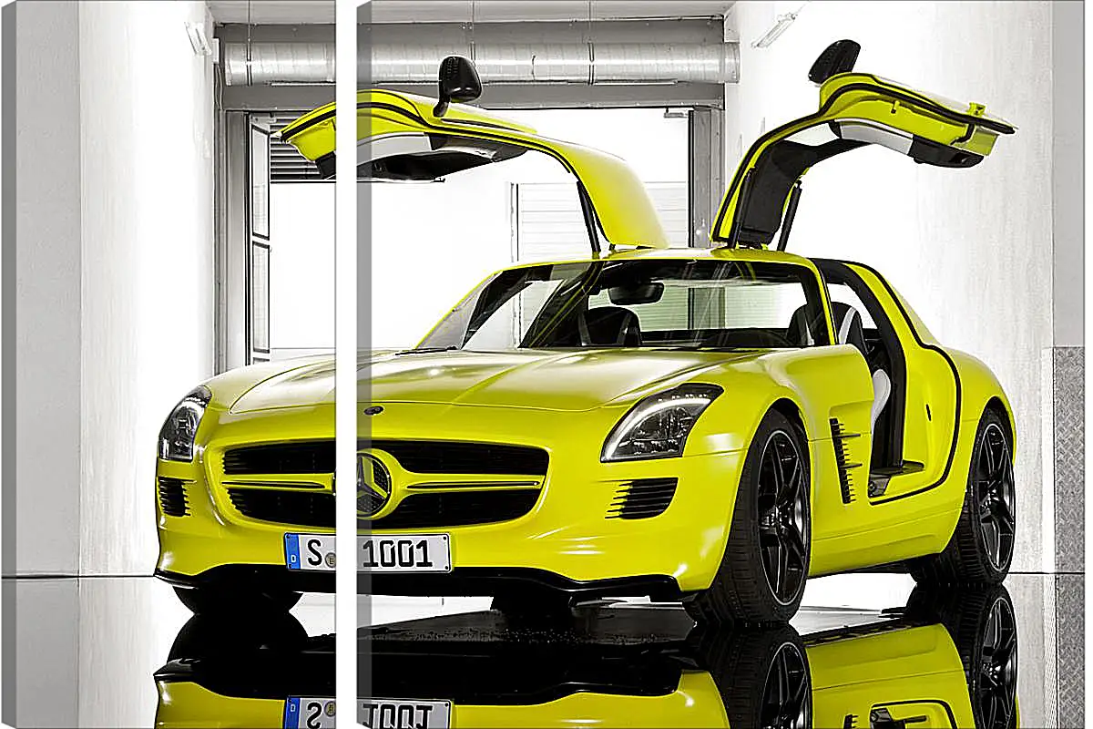 Модульная картина - Mercedes SLS AMG