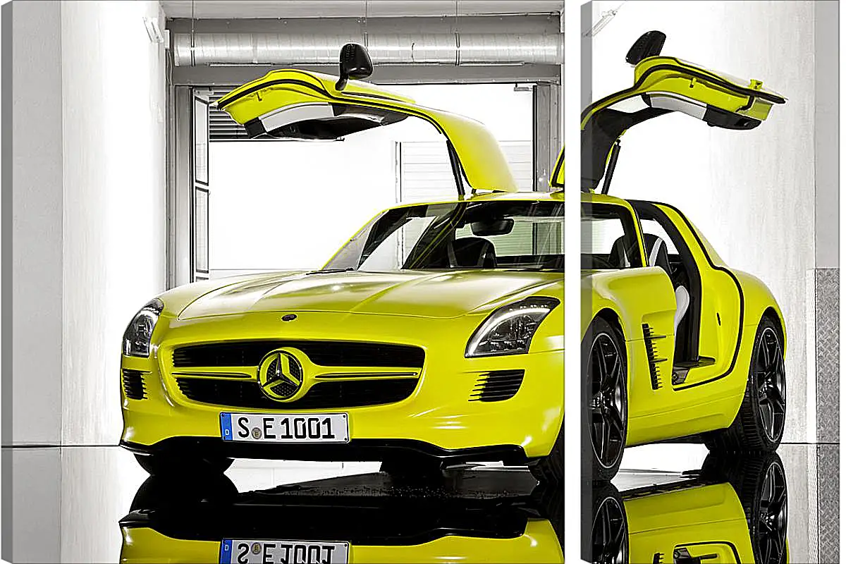 Модульная картина - Mercedes SLS AMG