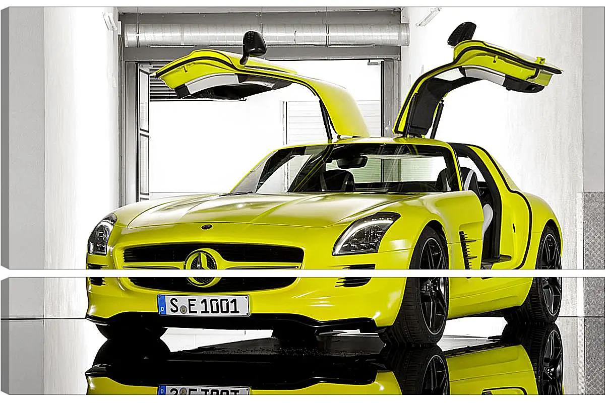 Модульная картина - Mercedes SLS AMG