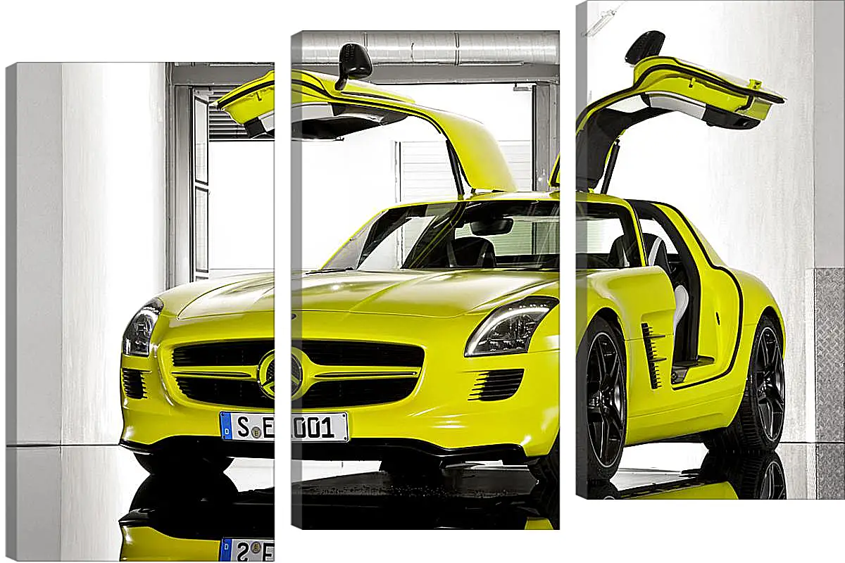 Модульная картина - Mercedes SLS AMG