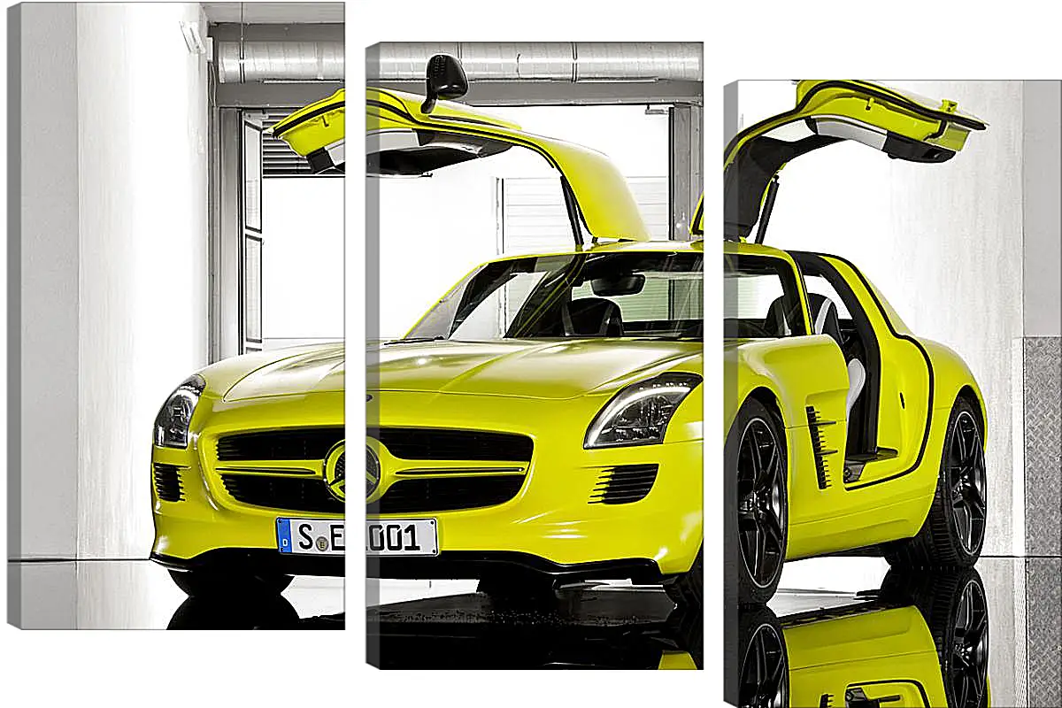 Модульная картина - Mercedes SLS AMG