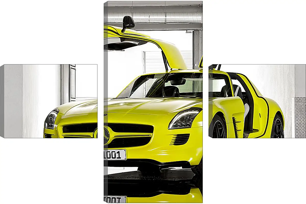 Модульная картина - Mercedes SLS AMG