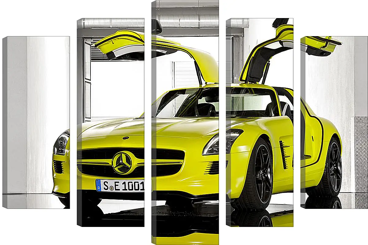 Модульная картина - Mercedes SLS AMG