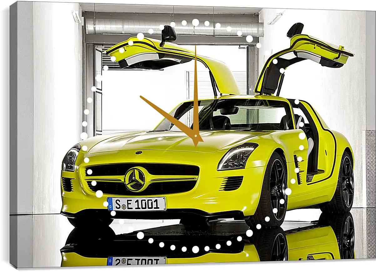 Часы картина - Mercedes SLS AMG