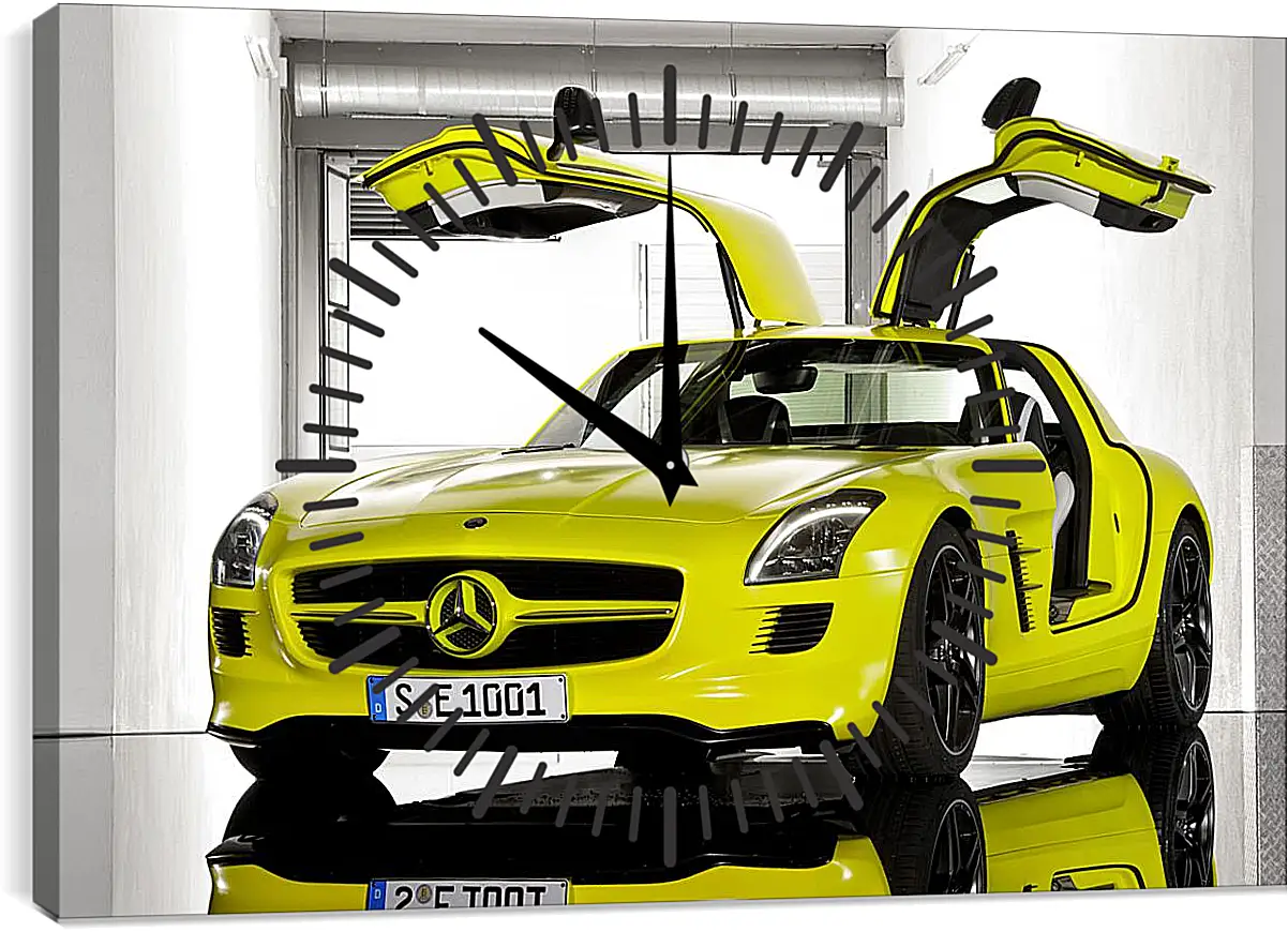 Часы картина - Mercedes SLS AMG