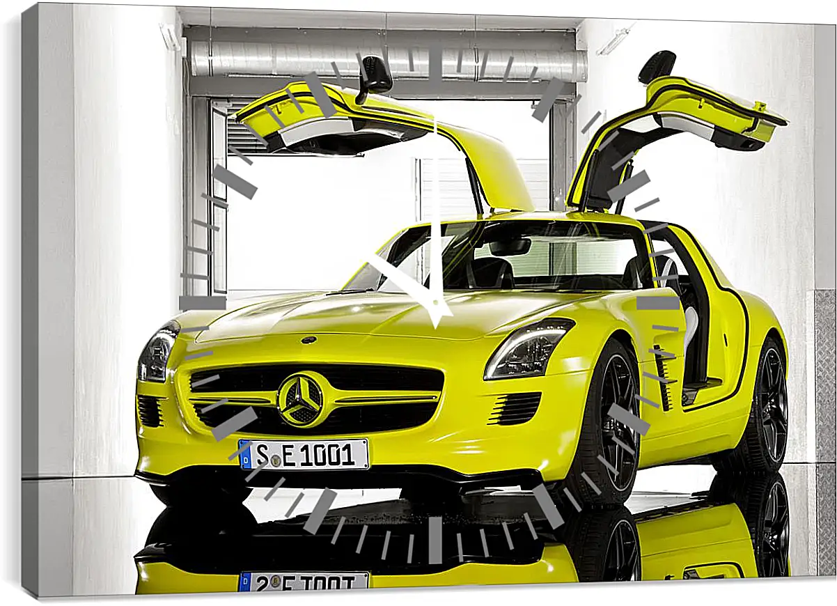 Часы картина - Mercedes SLS AMG