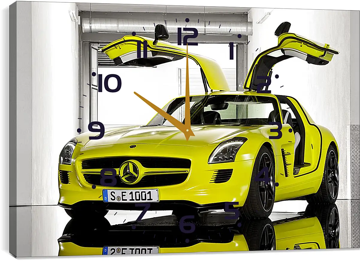 Часы картина - Mercedes SLS AMG