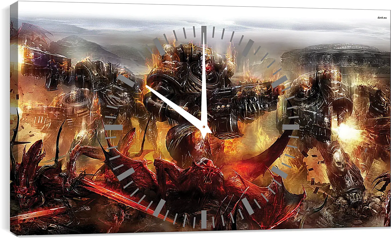 Часы картина - Warhammer

