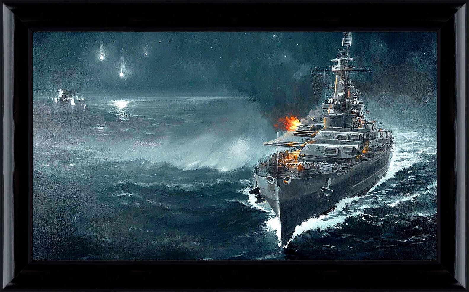 Картина в раме - World Of Warships
