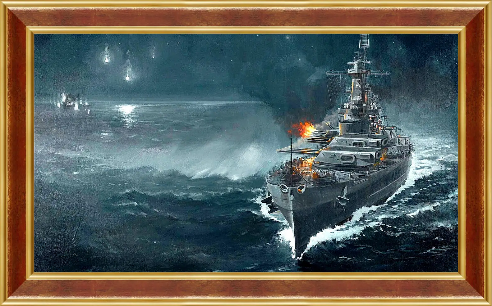 Картина в раме - World Of Warships