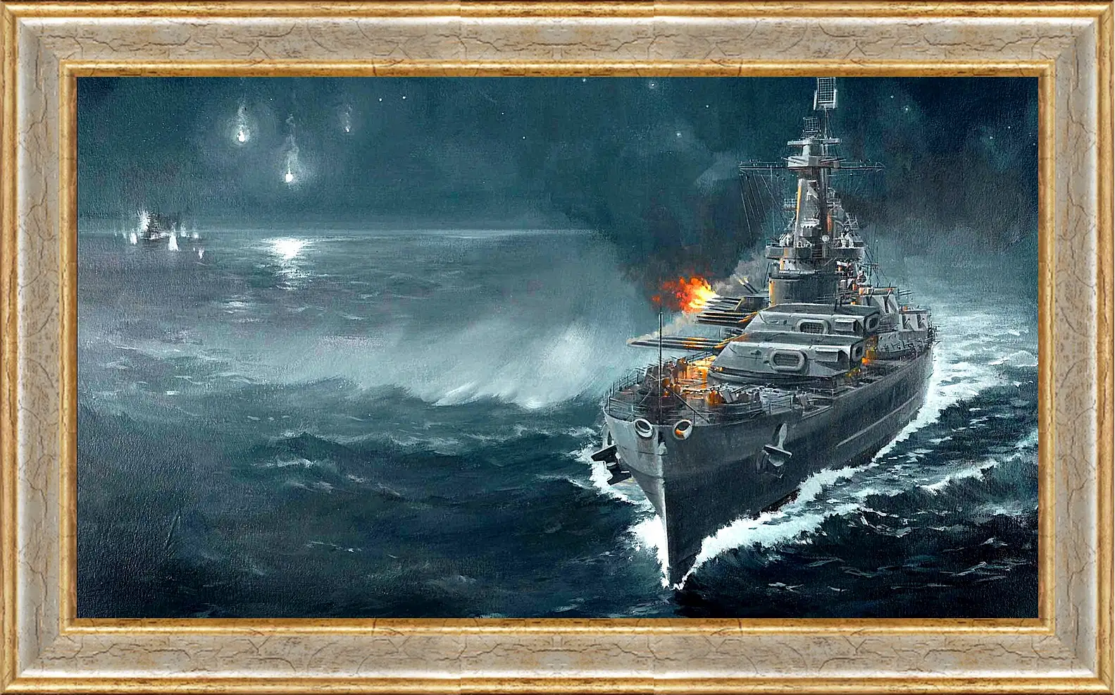 Картина в раме - World Of Warships