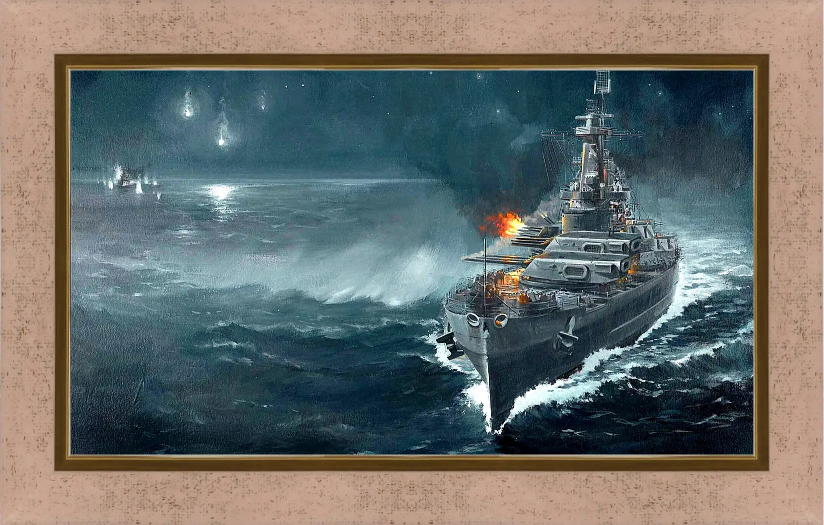 Картина в раме - World Of Warships