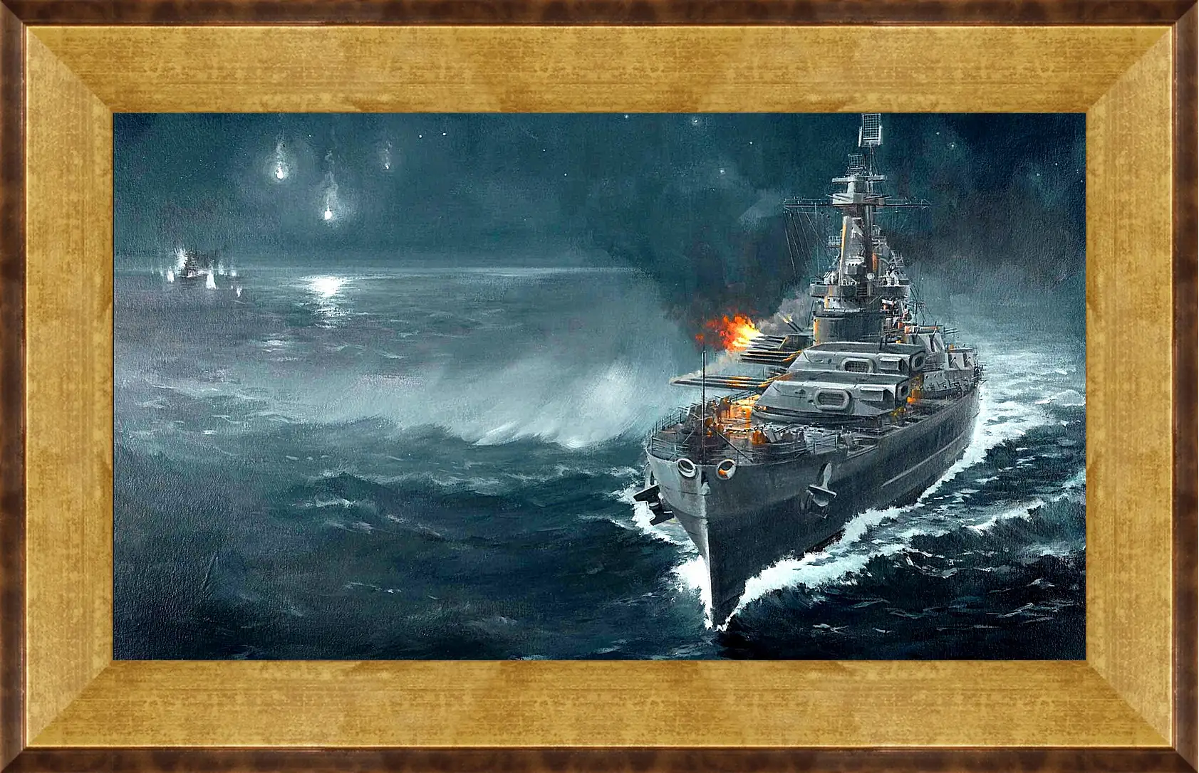 Картина в раме - World Of Warships