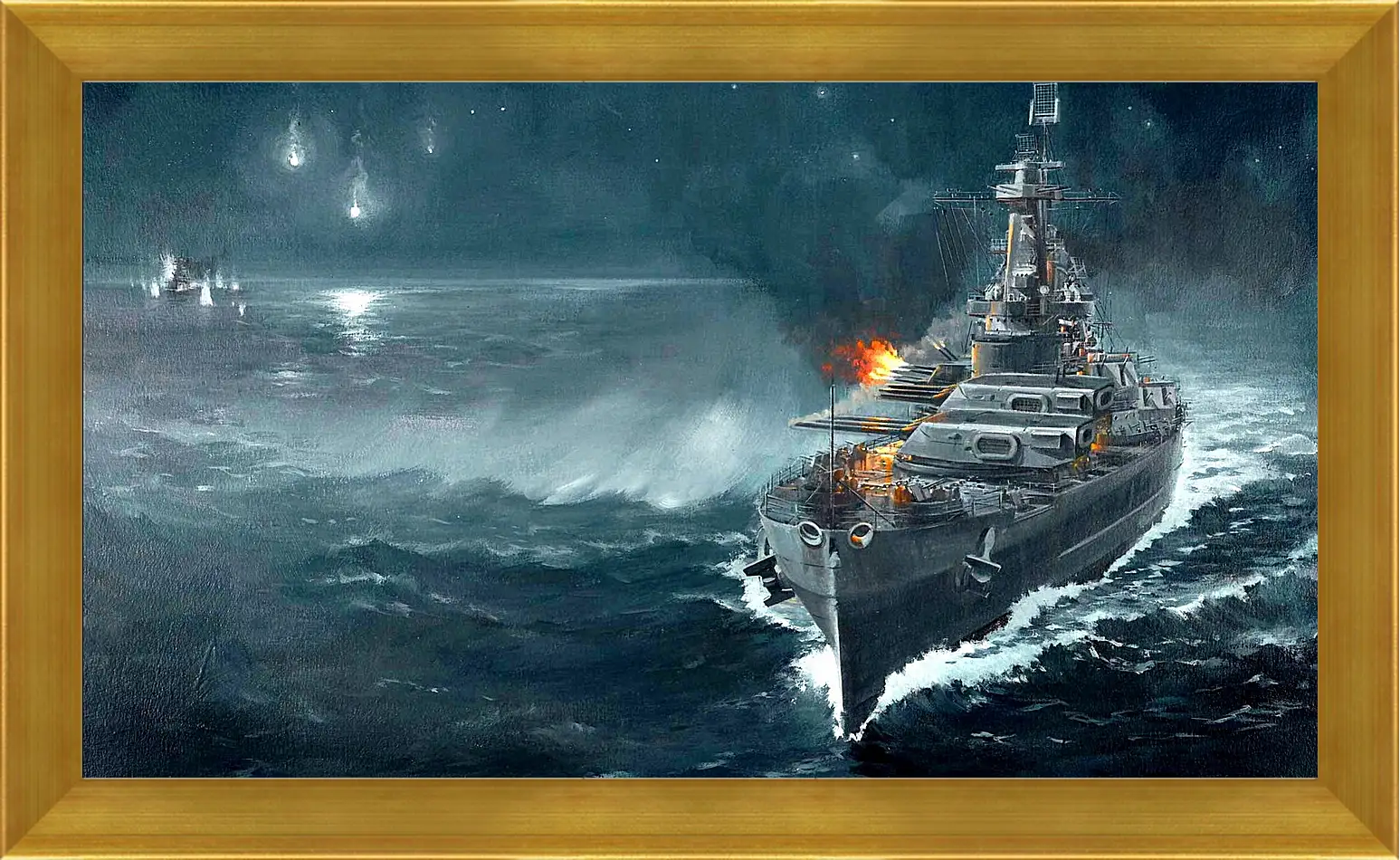 Картина в раме - World Of Warships