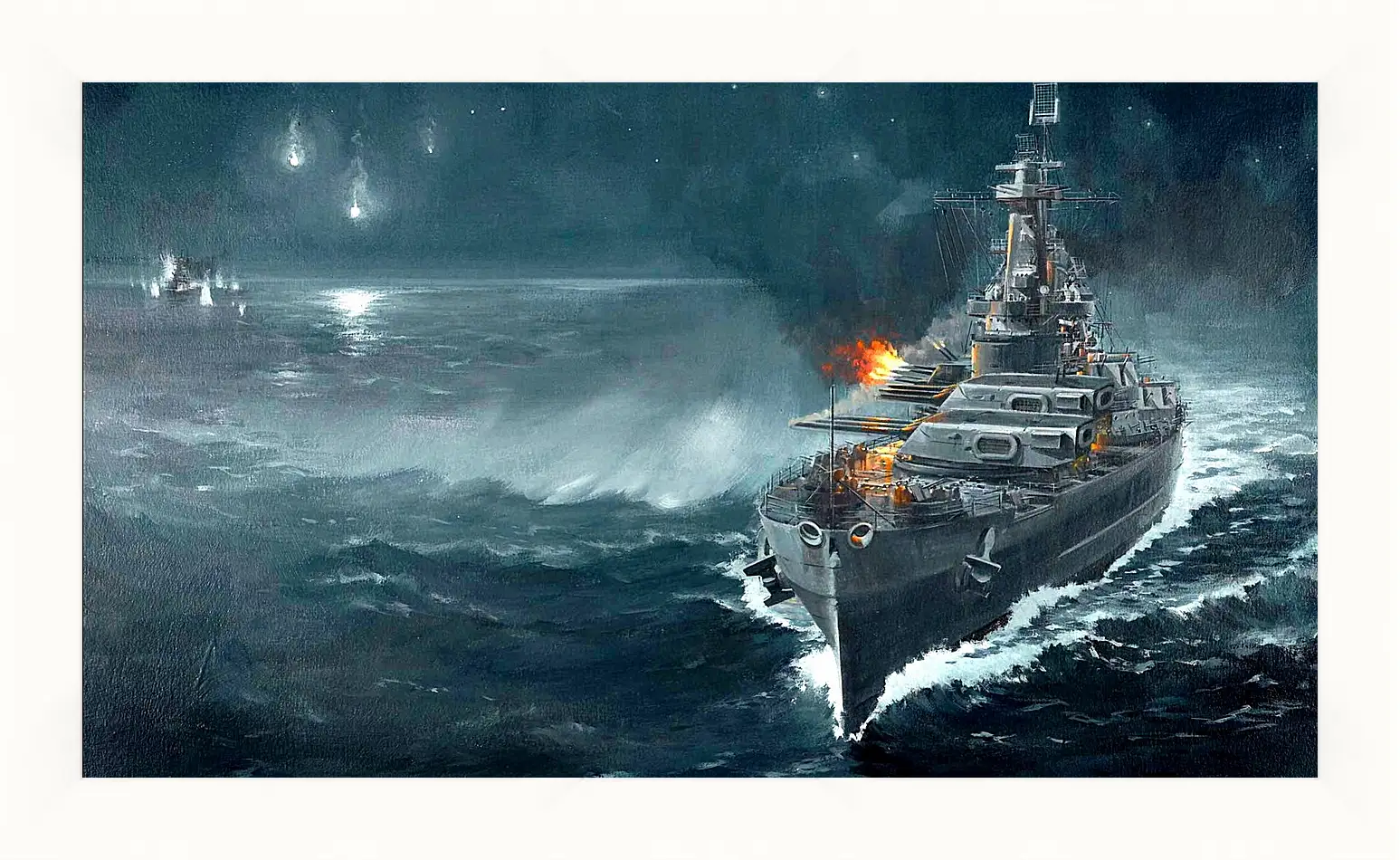 Картина в раме - World Of Warships