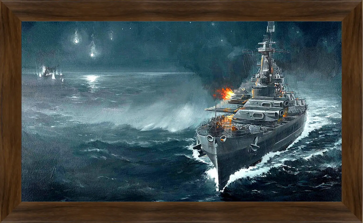 Картина в раме - World Of Warships