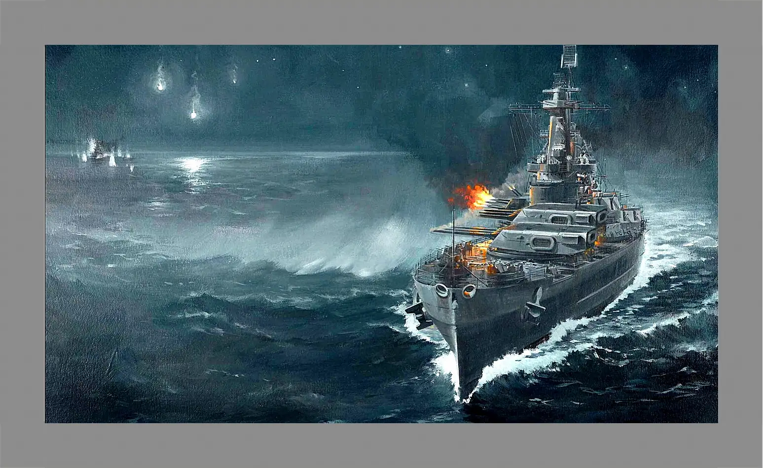 Картина в раме - World Of Warships