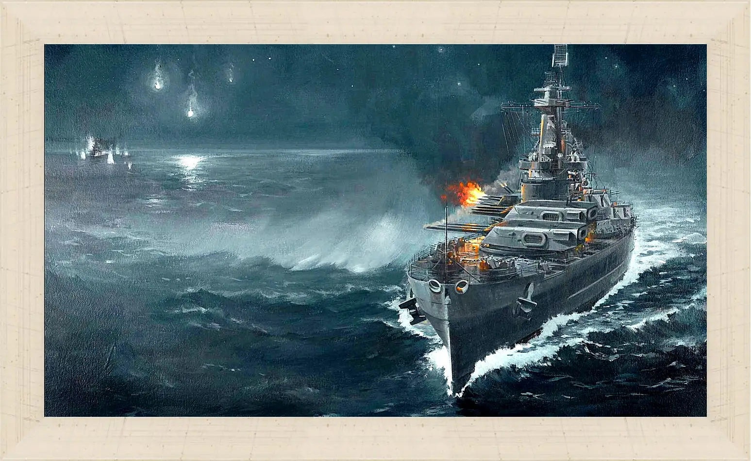 Картина в раме - World Of Warships