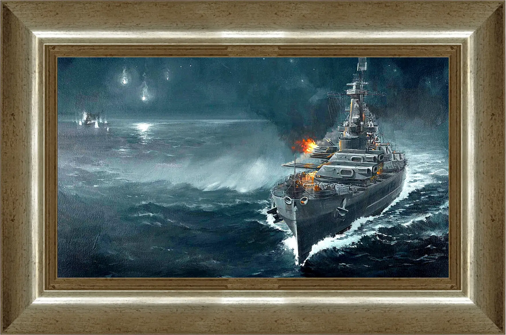 Картина в раме - World Of Warships