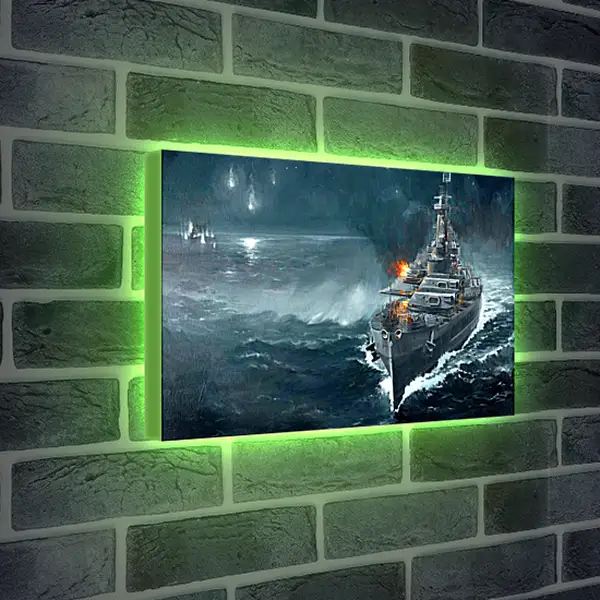 Лайтбокс световая панель - World Of Warships