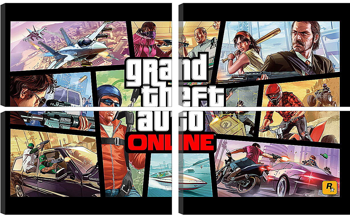 Модульная картина - Grand Theft Auto V
