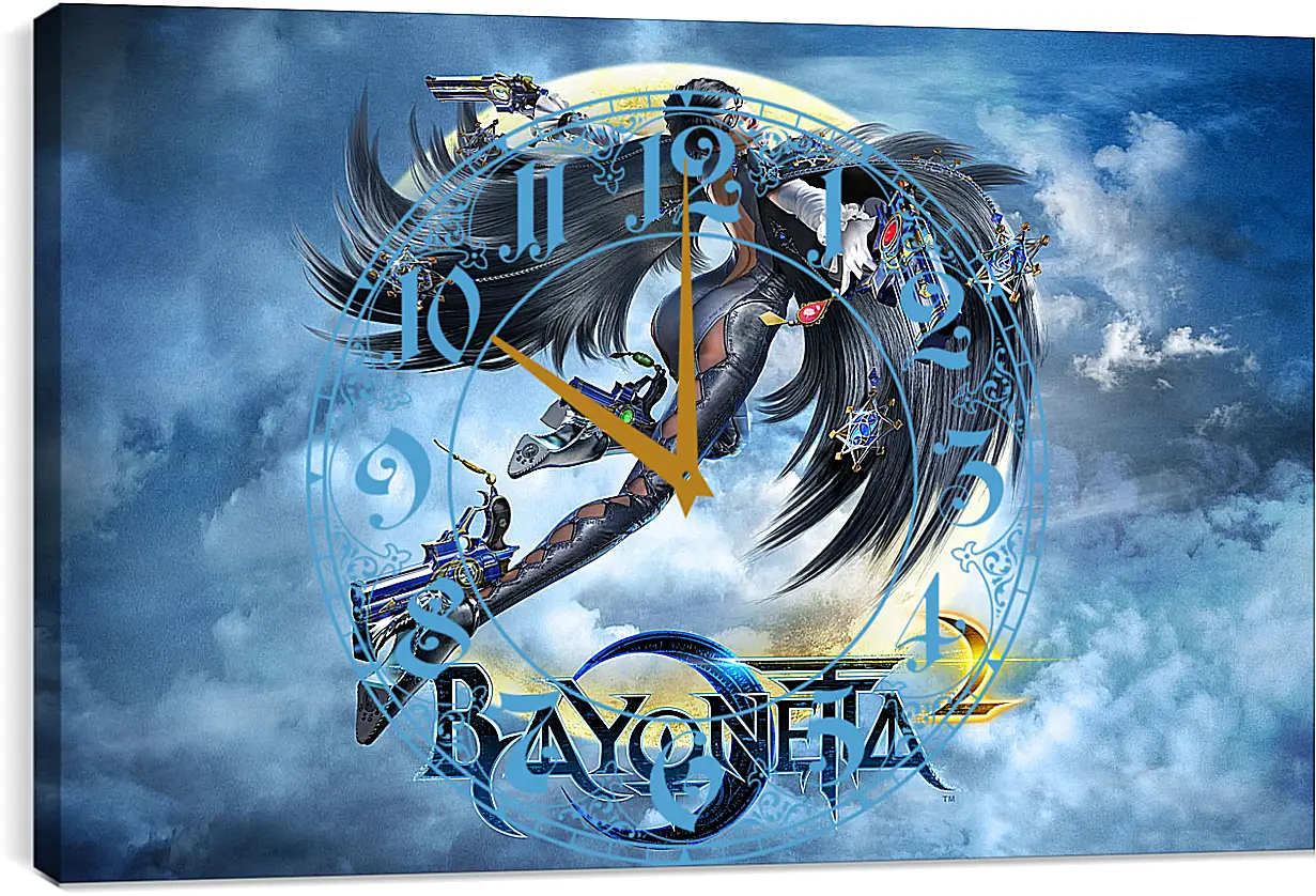 Часы картина - Bayonetta 2
